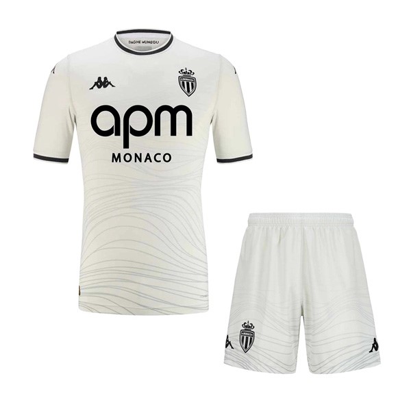 Camiseta AS Monaco Replica Tercera Ropa Niño 2024/25